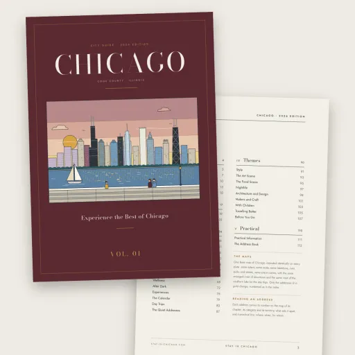 The Chicago City Guide is out: 102 addresses, 22 maps, three itineraries
